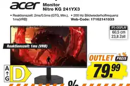expert Techno Land acer Monitor Nitro KG 241YX3 Angebot