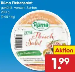 Netto Marken-Discount Rüma Fleischsalat Angebot