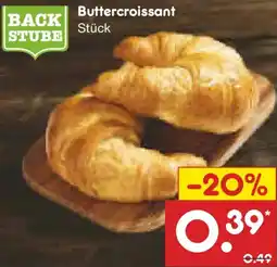 Netto Marken-Discount BACK STUBE Buttercroissant Angebot