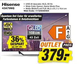 expert Techno Land Hisense 43A79NQ Angebot