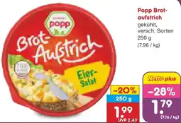 Netto Marken-Discount Popp Brotaufstrich Angebot