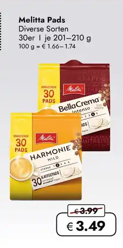 Travel Free Melitta pads Angebot