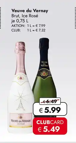 Travel Free Veuve du vernay brut, ice rose Angebot