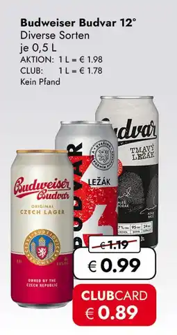 Travel Free Budweiser budvar 12° Angebot