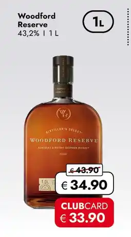 Travel Free Woodford reserve bourbon whiskey Angebot