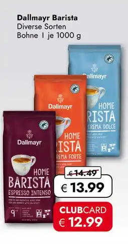 Travel Free Dallmayr barista Angebot