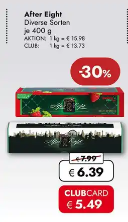 Travel Free After eight Angebot