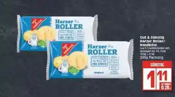 Edeka Gut & Günstig Harzer Roller Oder Handkäse Angebot