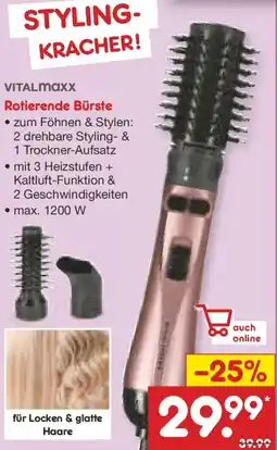 Netto Marken-Discount Vitalmaxx Rotierende Bürste Angebot