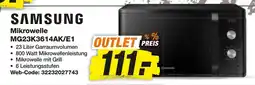 expert Techno Land SAMSUNG Mikrowelle MG23K3614AK/E1 Angebot