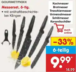 Netto Marken-Discount GOURMETmaxx Messerset, 6-tlg. Angebot