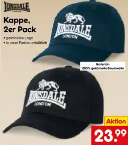 Netto Marken-Discount LONSDALE Kappe, 2er Pack Angebot