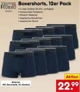 Netto Marken-Discount Vincenzo Rosso Boxershorts, 12er Pack Angebot