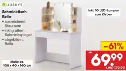 Netto Marken-Discount JUSKYS Schminktisch Bella Angebot