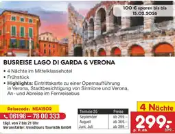 Netto Marken-Discount Busreise lago di garda & verona Angebot