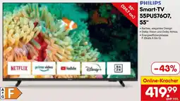 Netto Marken-Discount PHILIPS Smart-TV 55PUS7607, 55" Angebot
