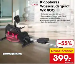 Netto Marken-Discount Klappbares Wasserrudergerät WR 400 Angebot