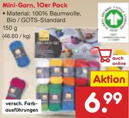 Netto Marken-Discount Mini-Garn, 10er Pack Angebot