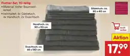 Netto Marken-Discount Frottier-Set, 10-teilig Angebot