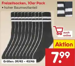 Netto Marken-Discount Freizeitsocken, 10er Pack Angebot