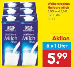 Netto Marken-Discount Weihenstephan Haltbare Milch Angebot