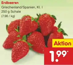 Netto Marken-Discount Erdbeeren Angebot