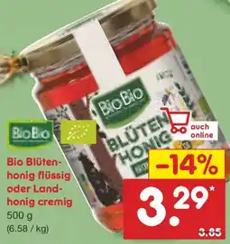 Netto Marken-Discount Bio Blütenhonig flüssig oder Landhonig cremig Angebot