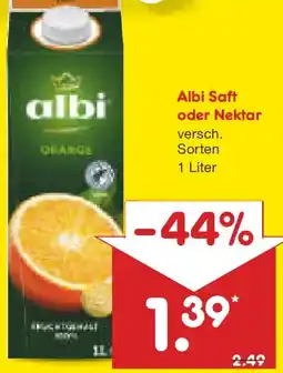 Netto Marken-Discount Albi Saft oder Nektar Angebot