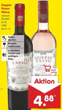 Netto Marken-Discount Doppio Passo Weine Angebot