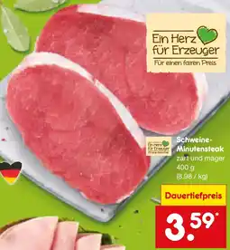 Netto Marken-Discount Schweine Minutensteak Angebot