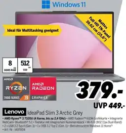 MEDIMAX Lenovo IdeaPad Slim 3 Arctic Grey Angebot