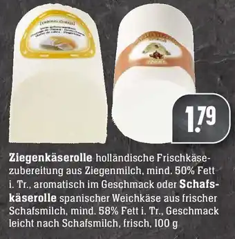 Edeka Ziegenkäserolle Angebot