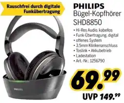 MEDIMAX PHILIPS Bügel-Kopfhörer SHD8850 Angebot