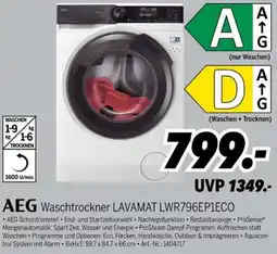 MEDIMAX AEG Waschtrockner LAVAMAT LWR796EP1ECO Angebot