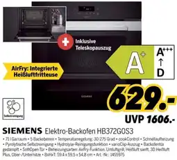 MEDIMAX SIEMENS Elektro-Backofen HB372G0S3 Angebot