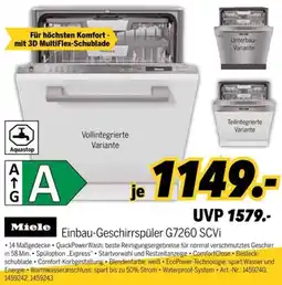 MEDIMAX Miele Einbau-Geschirrspüler G7260 SCVi Angebot