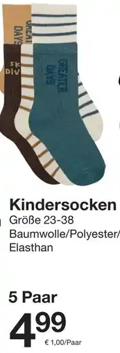 Zeeman Kindersocken Angebot