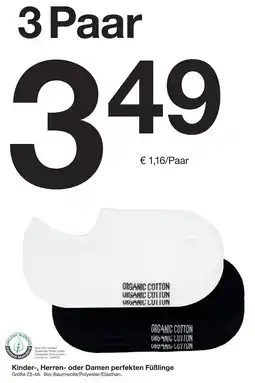 Zeeman Kinder-, Herren- oder Damen perfekten Füßlinge Angebot