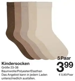 Zeeman Kindersocken Angebot
