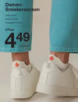 Zeeman Damen Sneakersocken Angebot