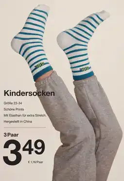 Zeeman Kindersocken Angebot