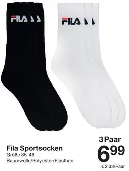 Zeeman Fila Sportsocken Angebot