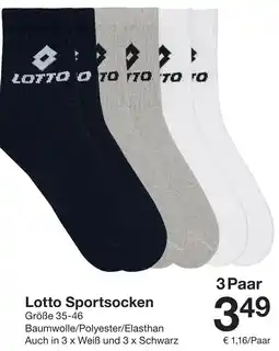 Zeeman Lotto Sportsocken Angebot