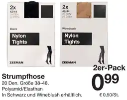 Zeeman Strumpfhose Angebot