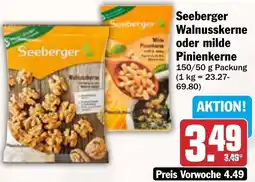 AEZ Seeberger Walnusskerne oder milde Pinienkerne Angebot
