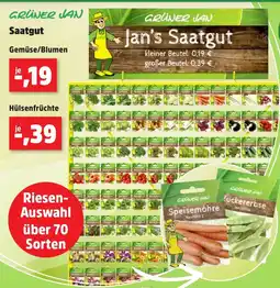 Thomas Philipps GRÜNER JAN Saatgut Hülsenfrüchte Angebot