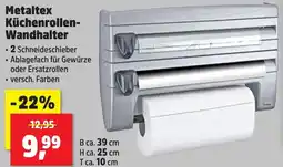 Thomas Philipps Metaltex Küchenrollen- Wandhalter Angebot