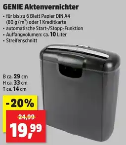Thomas Philipps GENIE Aktenvernichter Angebot