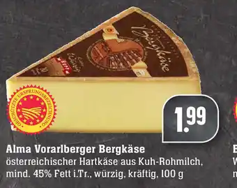 Edeka Alma Vorarlberger Bergkäse Angebot