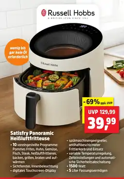 Thomas Philipps Russell Hobbs Satisfry Panoramic Heißluftfritteuse Angebot